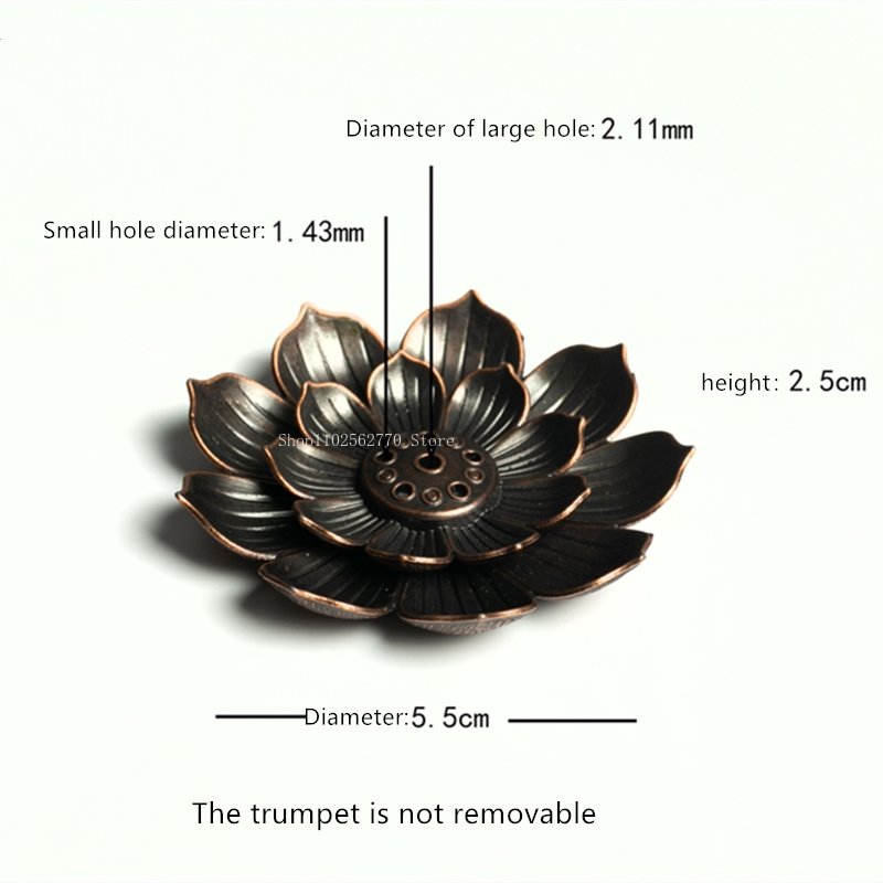 Alloy Line Incense Burner Lotu - Home Fragrance Use recension och pris