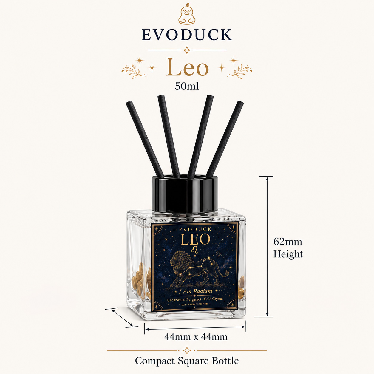 Leo Zodiac Reed Diffuser 50ml  - Home Fragrance Bergamot recension och pris