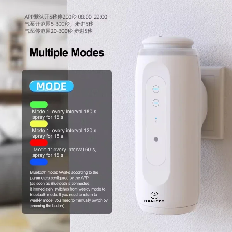 NAMSTE Portable Smart Diffuser - Home Fragrance Vaporizer recension och pris