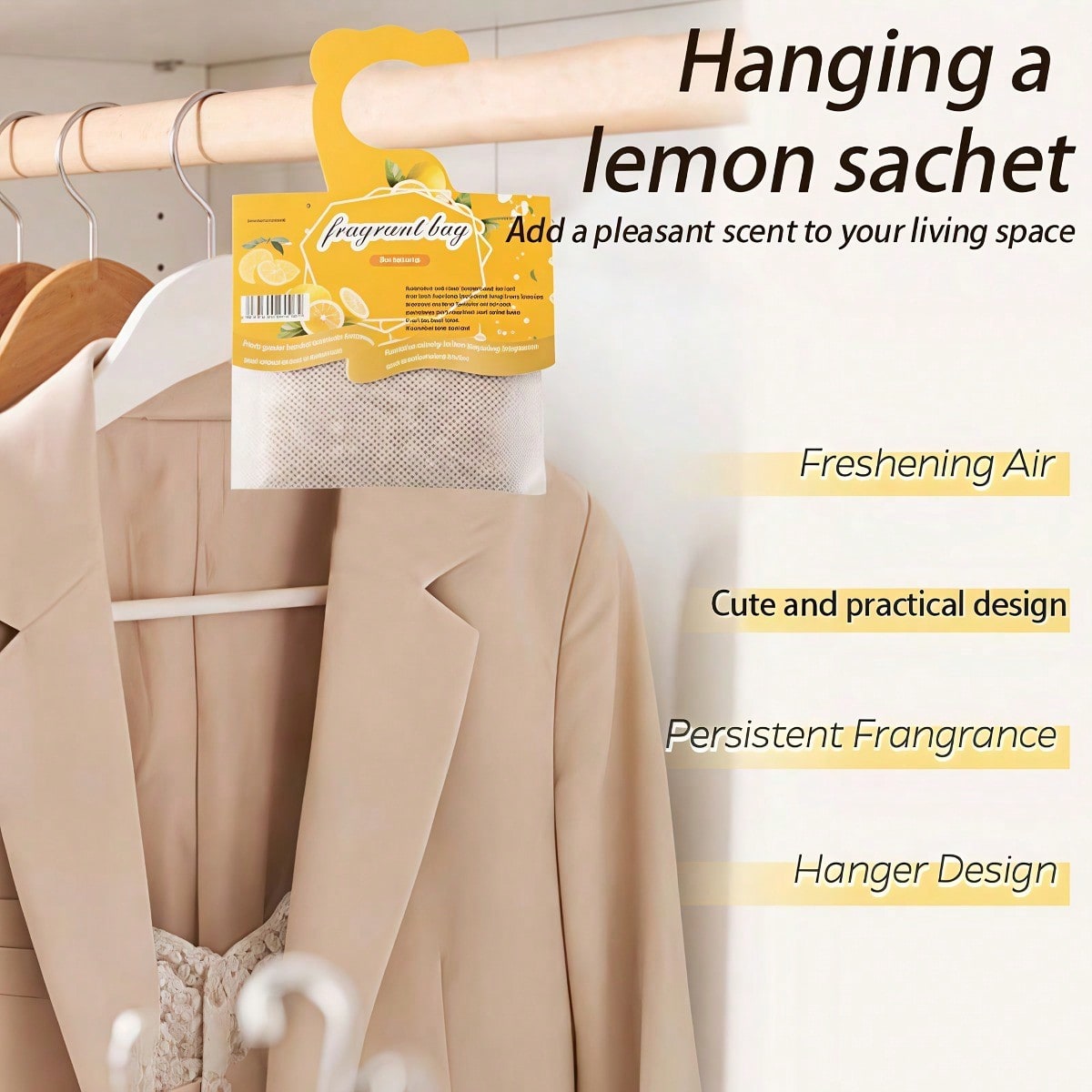 Hanging Lemon Scented Sachets, - Home Fragrance Vaporizer recension och pris