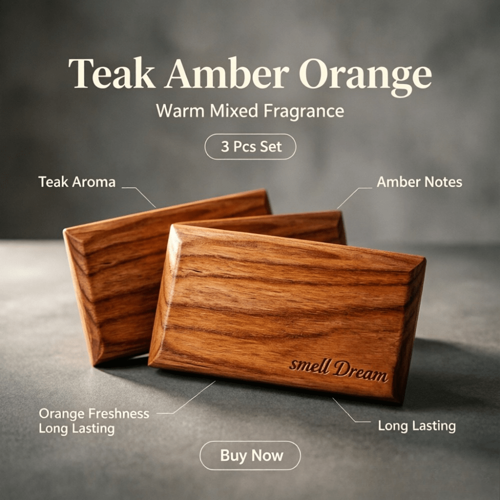 Car Air Freshener Teak Amber O - Home Fragrance Vaporizer recension och pris